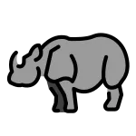 Rhinoceros SVG Icon